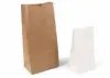 5W x 3-1/8D x 9-5/8H, Stand Up Paper Merchandise Bags, Natural Kraft