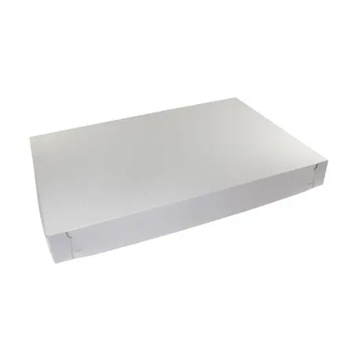 12L x 23W x 3-1/2H, White Bakery Boxes