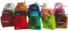 2W x 2-1/2H, Velour Drawstring Pouches, Pink