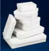 6-1/2L x 1-3/8W x 7/8H, Jewelry Boxes w/Fiber Insert, White Swirl