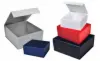 9-3/4L x 7W x 3H, Scratch Resistant Matte Finish Magnetic Boxes, Matte Red