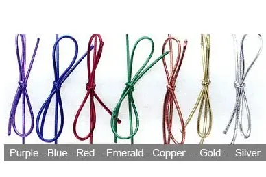 Metallic Pre-Tied Premium Elastic Loops wBows