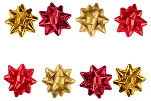Self Sticking Star Bows