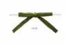 2-1/2W x 2-3/4L Bow, Pre-Tied Raffia Bows With Wire Twist, Olive
