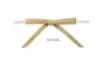 2-1/2W x 2-3/4L Bow, Pre-Tied Raffia Bows With Wire Twist, Oatmeal