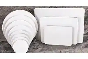 White Grease Resistant Cake and Pizza Pads
