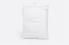 9.5W x 11.5L x 3D, White Hanger Vinyl Bag