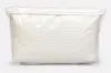 19.5W x 35.5L, White Zipper Pocket Pillow Vinyl Bag