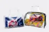 10L x 6H x 5W, Security Purse Vinyl Bags, 8 Gauge, DPC Phthalate Free Vinyl, Black Seams