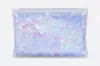 8L x 6H x 1.5W, Zipper Vinyl Bags, 8 Gauge, White Zipper