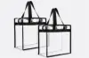 12L x 12H x 6W, Vinyl Stadium Bags, 8 Gauge, Phthalate Free Vinyl, Open Top Tote