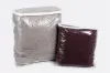 15W x 18L x 12D, 3.2 Mil White Zipper Vinyl Blanket Bags