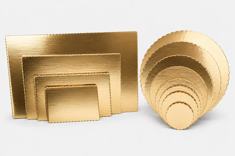 Gold Cake and Pizza Pads