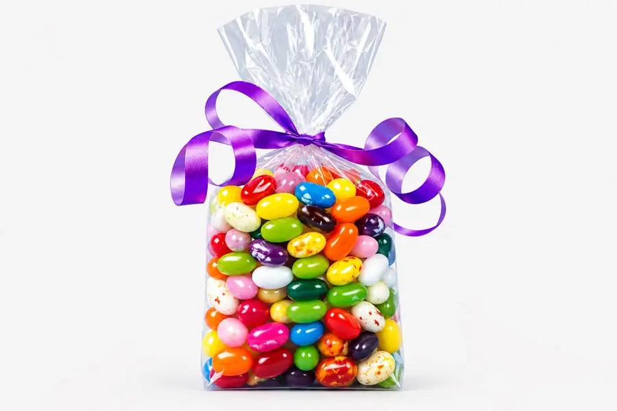 3.5W x 9.75L x 2.25D, 1.5 Mil Bottom Gusset Cello Bags