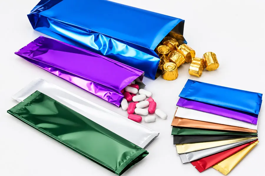 Side Gusset Metalized Foil Bags