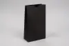 6-1/4W x 3-4/5D x 12-1/2H, Stand Up Colored Paper Bags, Black