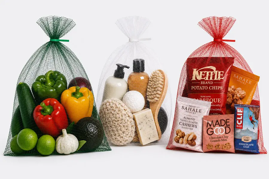 Mesh Header Produce Bags