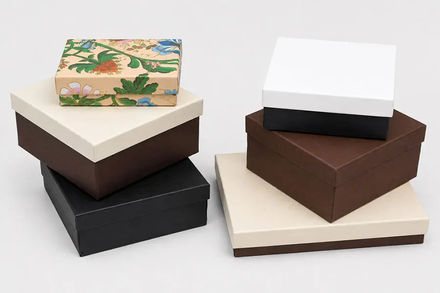 Cotton Filled Jewelry Boxes - Textures