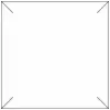3-1/2W x 3-1/2L, Peachboard Folding Flocked Cardboard Platforms, Black
