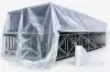4' x 100', 6 Mil Transparent White Poly Sheeting