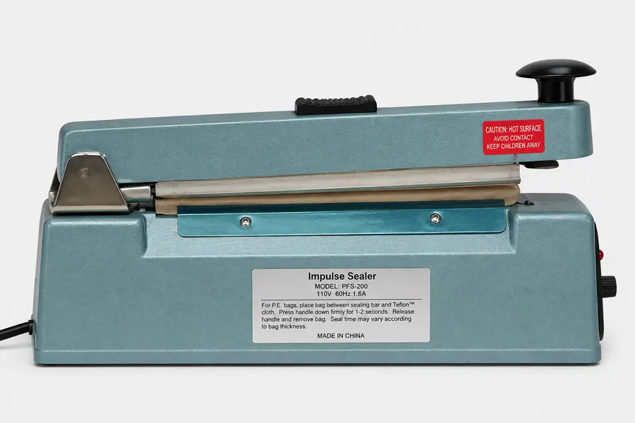 8" Hand-Operated Heat Sealers w/ Cutter