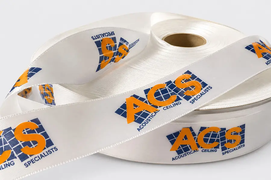 Double Face Custom Printed Satin Ribbon