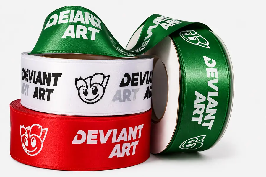 Single Face Custom Printed Satin Ribbon