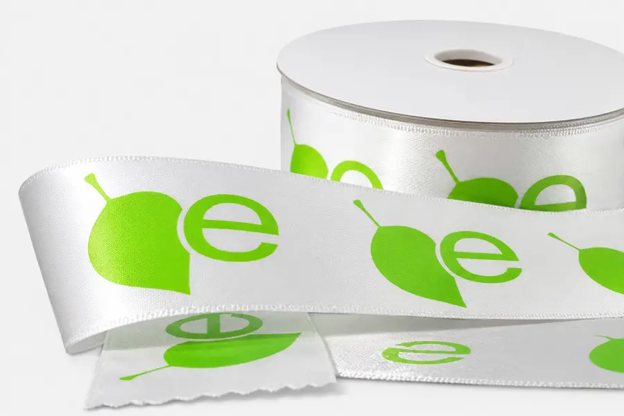Wire Edged Tiffany Polyester Printed Fabric Ribbon