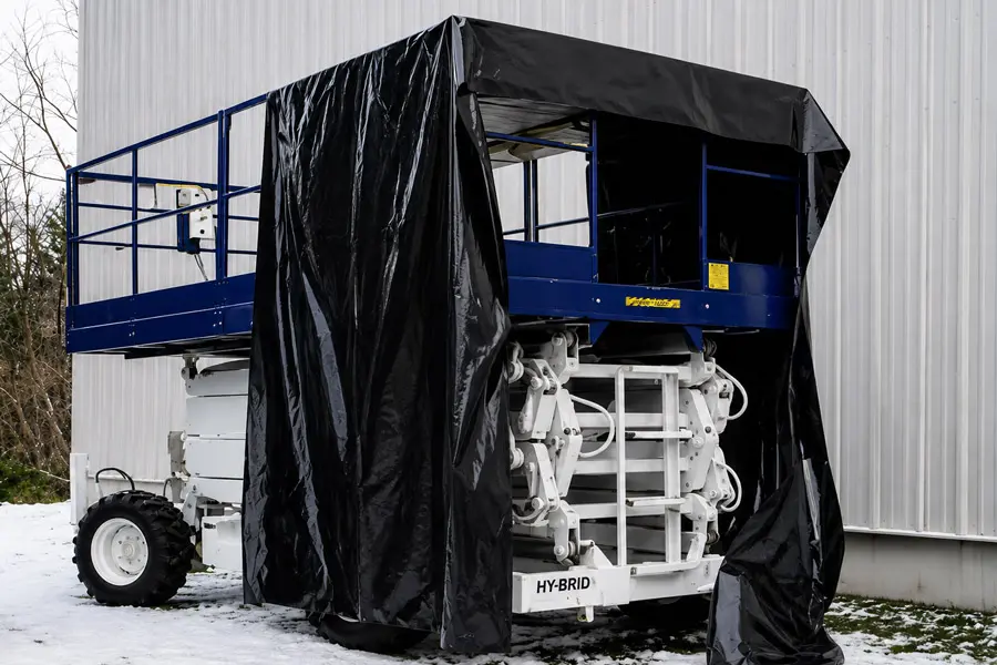 4' x 100', 4 Mil Black Poly Sheeting