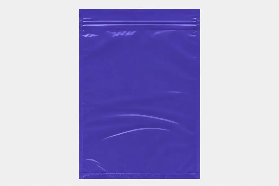 Blue Zip Bags