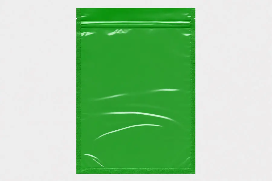 Green Zip Bags