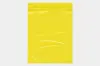 8W x 10L, 2 Mil Yellow Zip Bags