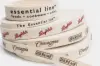 7/8W x 100 yds, Cotton/Poly Twill Taffeta Printed Fabric Ribbon, Moss