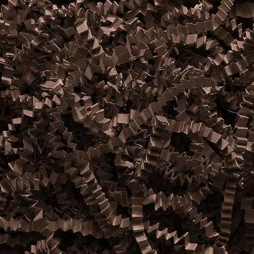 Eco Crinkle Shredded Paper, Chocolate