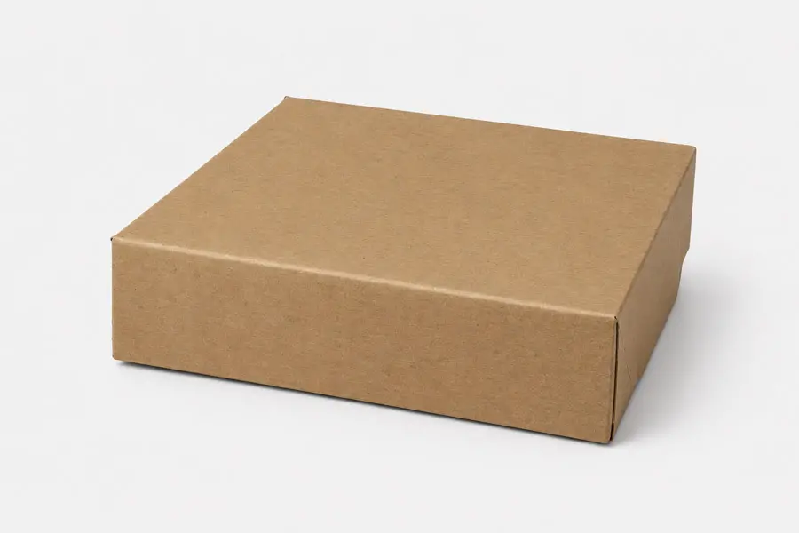 6-1/2L x 6-1/2W x 1-5/8H, Ohio Valley Recycled Gift Boxes, Kraft