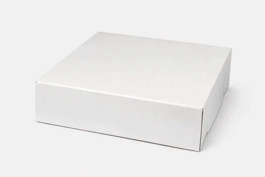 6-1/2L x 6-1/2W x 1-5/8H, Ohio Valley Gloss Gift Boxes, White