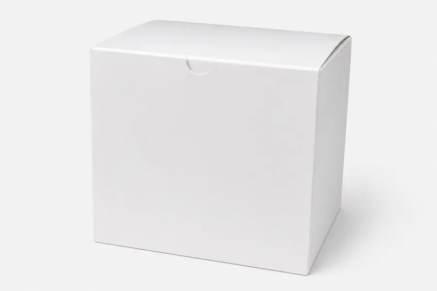 7L x 7W x 7H, Ohio Valley Gloss Gift Boxes, White