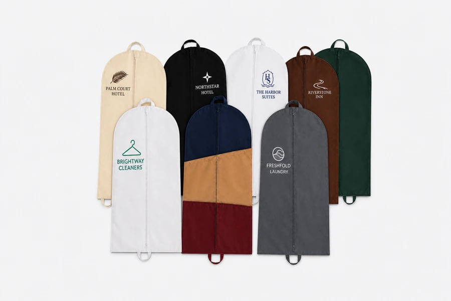 Nonwoven 1 Color Printed Garment Bags