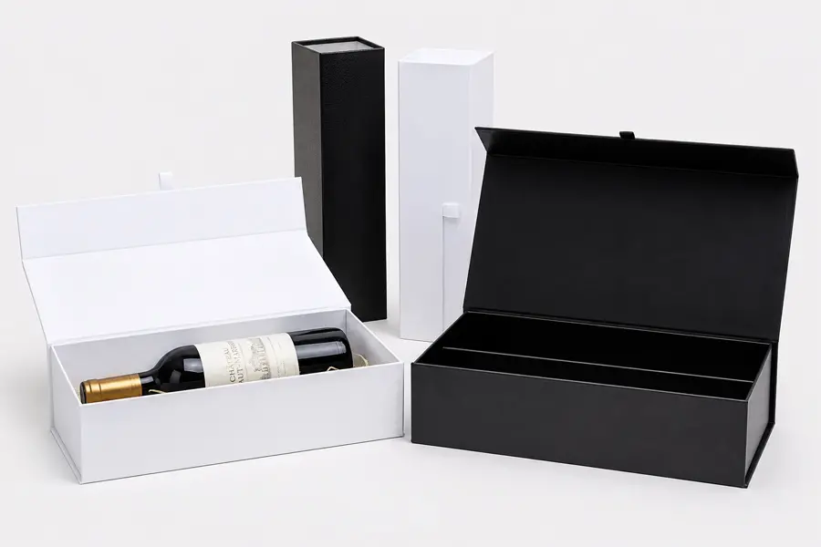 Rigid Magnetic Wine Boxes