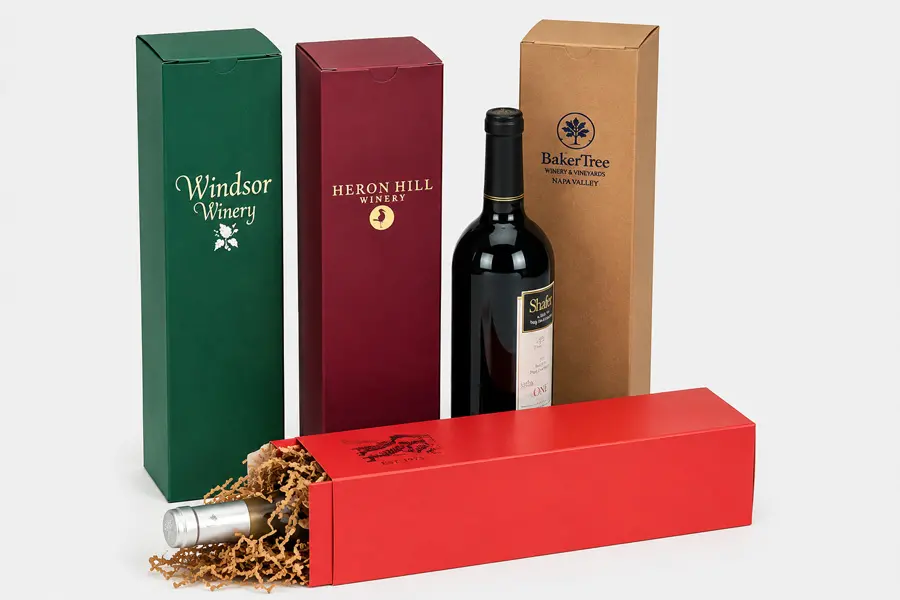 Single 1 Piece Wine Box
