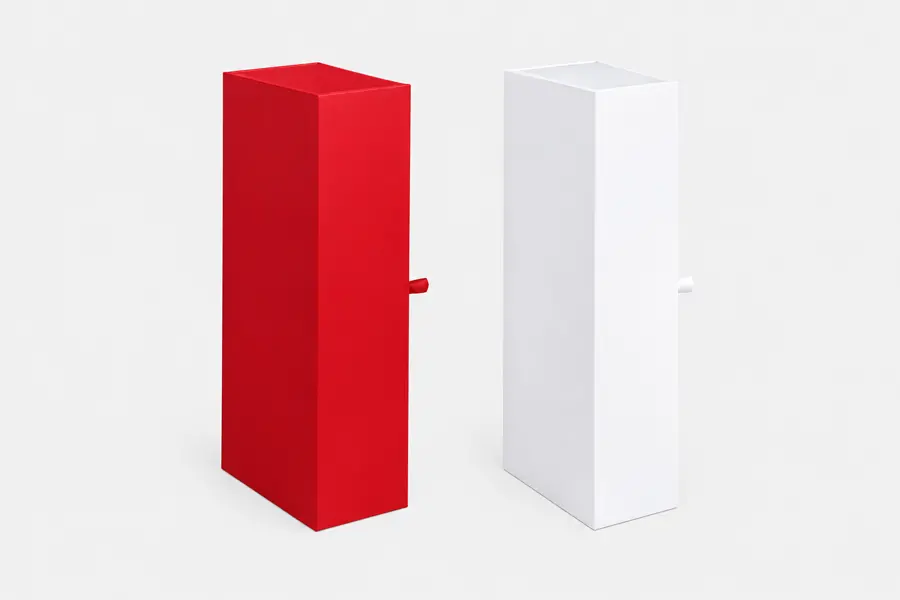 Peel-n-Stick Matte Finish Magnetic Wine Boxes