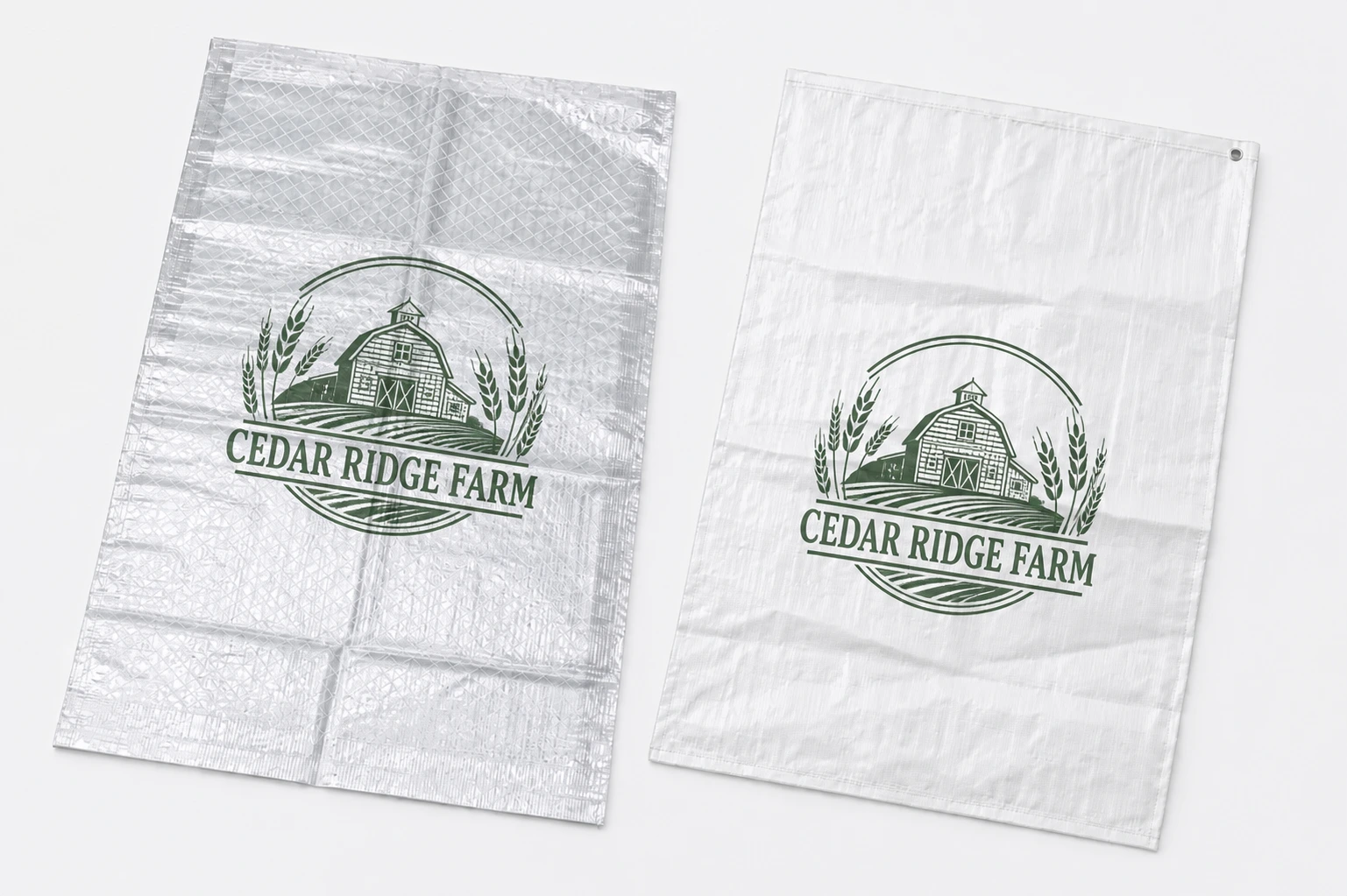 custom printed feed bag