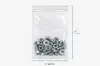 4W x 6L, 3 Mil Tamper Evident Zip Bags