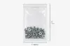 5W x 8L, 3 Mil Tamper Evident Zip Bags