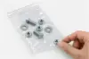 Filling a Tamper Evident Zip Bag