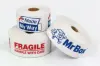 3W x 500 ft, Custom Printed Paper Tape, White