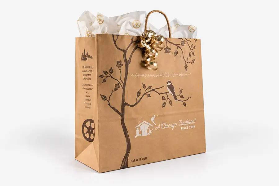 18 x 7 x 18, WBU Jumbo Kraft Shoppers