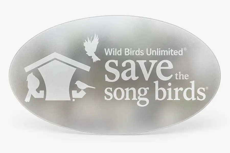 Save the Songbirds Window Cling