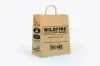 10 x 5 x 13, Wildfire Small Recycled Kraft Shoppers