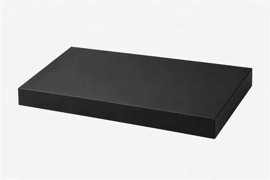 15-1/8W x 12-1/8L x 7/8H, General Purpose Rigid 2 Piece Shallow Black Boxes